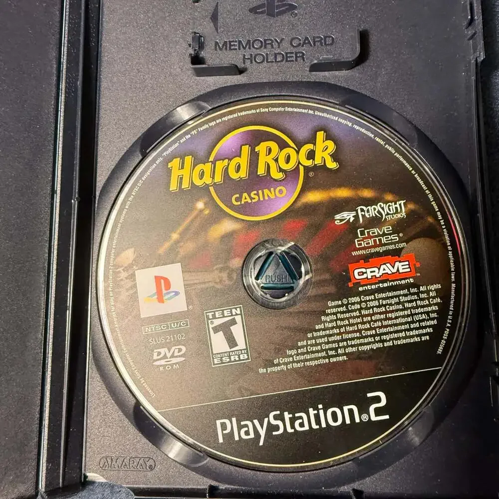 Hard Rock Casino Video Game for PlayStation 2